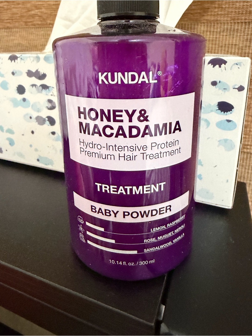 KUNDAL Hydro-Intensive Protein Hair Treatment – Baby Powder 10.14 oz